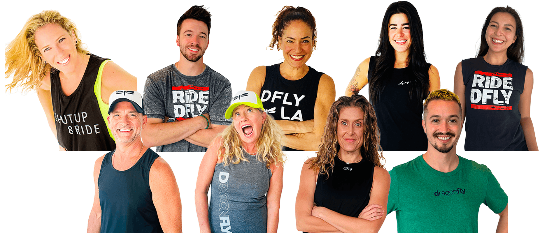 The Dragonfly Cycle + Train community and coaching team
